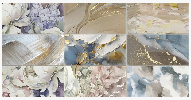 Плитка Allore Group Fiora Patchwork W\DEC M 30,8*60,8*8,5 NR Saten 1